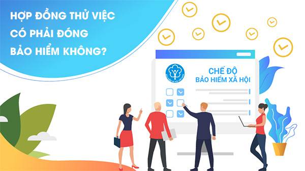 Hợp đồng thử việc có phải đóng bảo hiểm xã hội không?