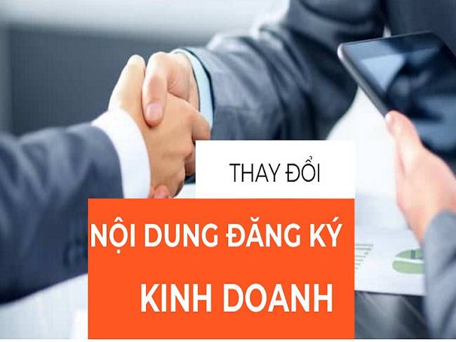 Các trường hợp phải thay đổi đăng ký kinh doanh là gì?