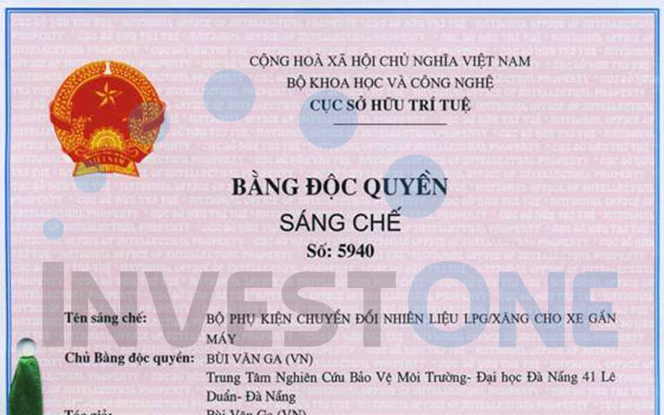 Bằng độc quyền sáng chế là tài sản gì?