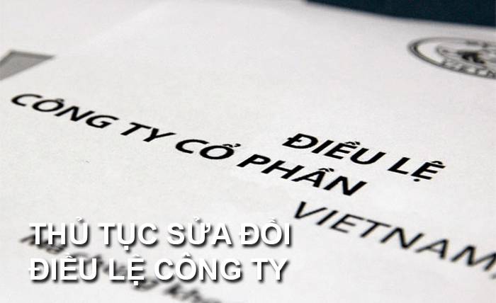Sửa đổi điều lệ công ty cổ phần