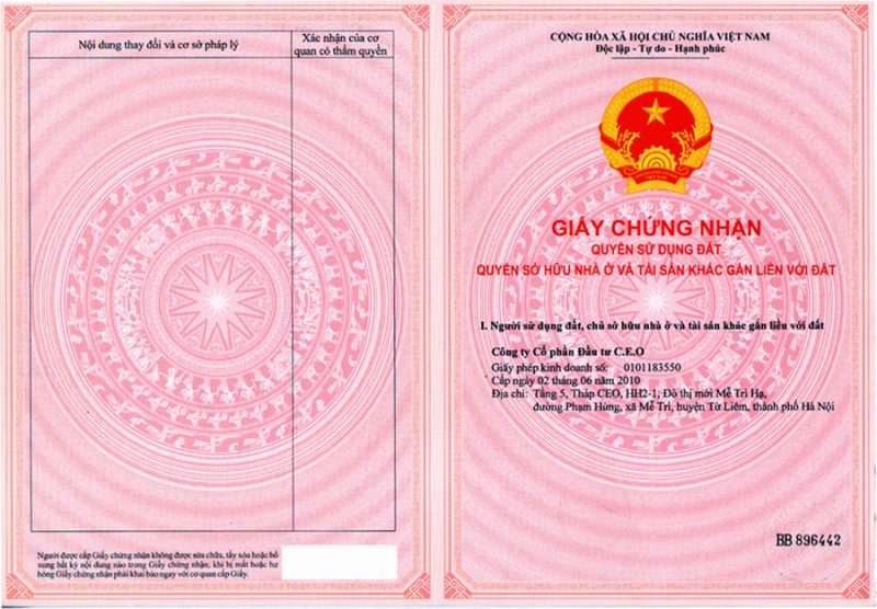 Thủ tục sang tên sổ hồng mới nhất